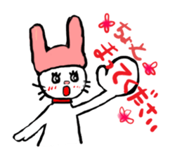 a cute rabbit sticker #6594051