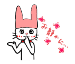 a cute rabbit sticker #6594060