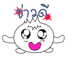 Shopping with onion (thai) sticker #6673793