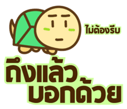 Little Turtle series everyday life sticker #6817940