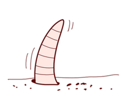 Funny Earthworm sticker #6913318
