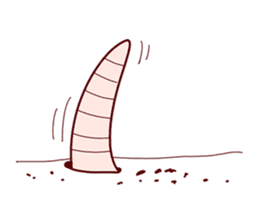 Funny Earthworm sticker #6913318