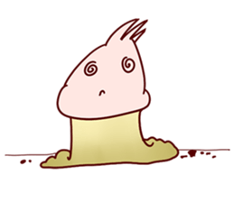 Funny Earthworm sticker #6913324