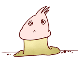 Funny Earthworm sticker #6913324