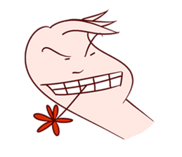 Funny Earthworm sticker #6913328
