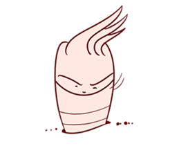 Funny Earthworm sticker #6913332