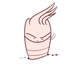 Funny Earthworm sticker #6913332