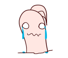 Funny Earthworm sticker #6913336