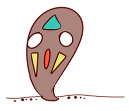 Funny Earthworm sticker #6913341