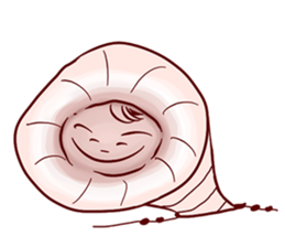 Funny Earthworm sticker #6913345