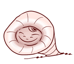 Funny Earthworm sticker #6913345