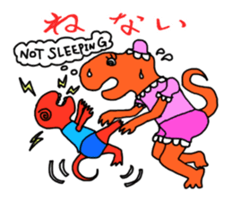 Greetings of dinosaur by ROOCHANNEL sticker #6950315