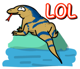 Water monitor [ENG] sticker #7003136