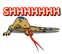 Water monitor [ENG] sticker #7003155