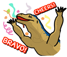 Water monitor [ENG] sticker #7003156