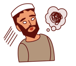 Jihab Muslim Stickers - Daily Use sticker #7058020