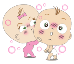 mini Baby Boy&Girl sticker #7069962