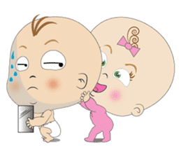 mini Baby Boy&Girl sticker #7069971