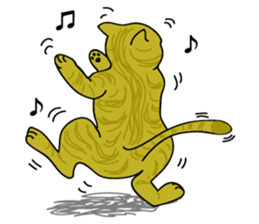 Between a cat and human (NoComment) sticker #7084186