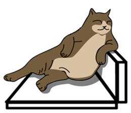 Between a cat and human (NoComment) sticker #7084194