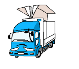 trucker(english) sticker #7098365