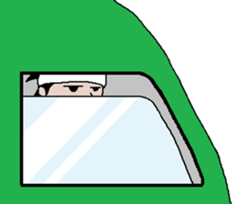 trucker(english) sticker #7098380