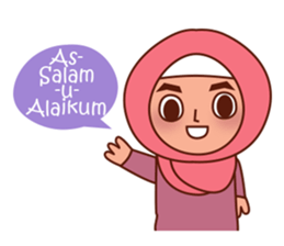 Jihab Muslim Stickers for daily use sticker #7243008