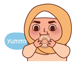 Jihab Muslim Stickers for daily use sticker #7243010