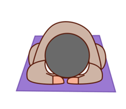 Jihab Muslim Stickers for daily use sticker #7243011