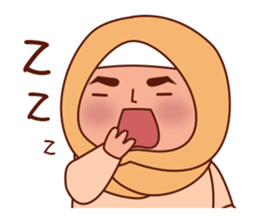 Jihab Muslim Stickers for daily use sticker #7243014