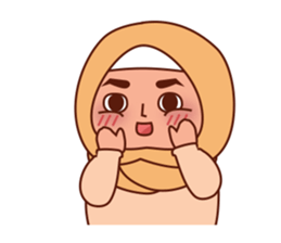 Jihab Muslim Stickers for daily use sticker #7243016