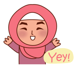 Jihab Muslim Stickers for daily use sticker #7243017