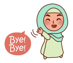 Jihab Muslim Stickers for daily use sticker #7243018