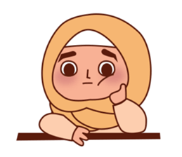 Jihab Muslim Stickers for daily use sticker #7243019