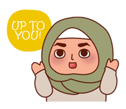 Jihab Muslim Stickers for daily use sticker #7243026