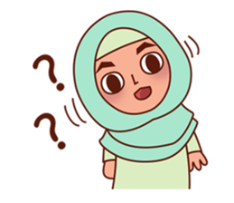 Jihab Muslim Stickers for daily use sticker #7243028