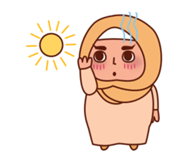 Jihab Muslim Stickers for daily use sticker #7243029