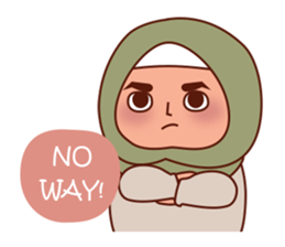 Jihab Muslim Stickers for daily use sticker #7243031