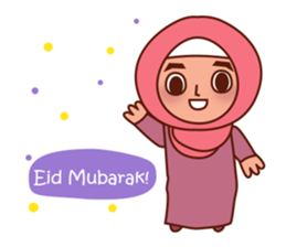 Jihab Muslim Stickers for daily use sticker #7243032