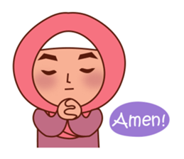 Jihab Muslim Stickers for daily use sticker #7243037