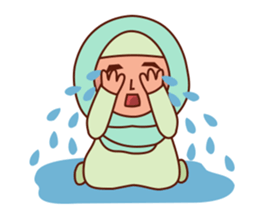 Jihab Muslim Stickers for daily use sticker #7243038