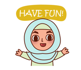 Jihab Muslim Stickers for daily use sticker #7243041