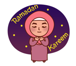 Jihab Muslim Stickers for daily use sticker #7243042