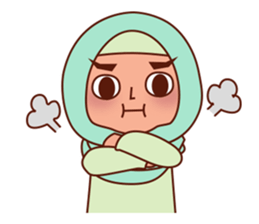 Jihab Muslim Stickers for daily use sticker #7243043