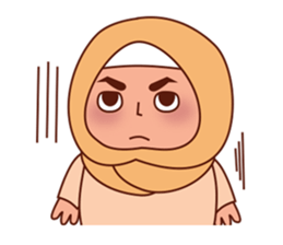 Jihab Muslim Stickers for daily use sticker #7243044