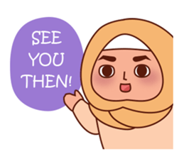 Jihab Muslim Stickers for daily use sticker #7243046