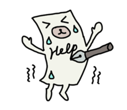 THE PAPER DOG sticker #7296213