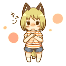 Coco fox girl 2 sticker #7307130