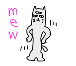 THE THREE EYES OF CAT in English sticker #7307459
