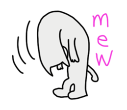 THE THREE EYES OF CAT in English sticker #7307461